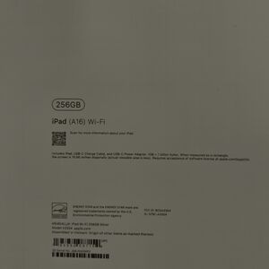 New Apple iPad 256GB Wi-Fi